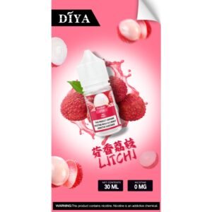 DIYA叮啞電子煙通用瓶裝小煙油 【芬香荔枝】0mg/30ml